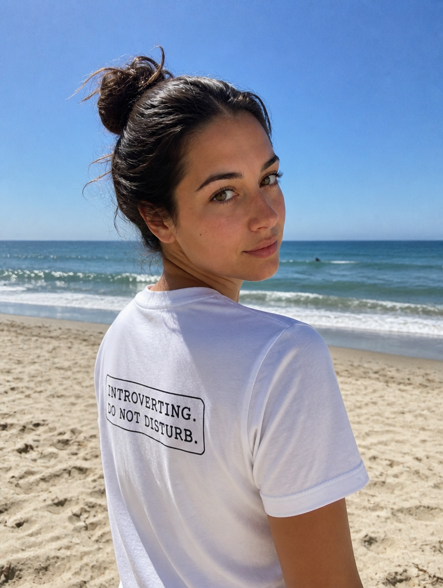 Introverting Do Not Disturb - beach shot