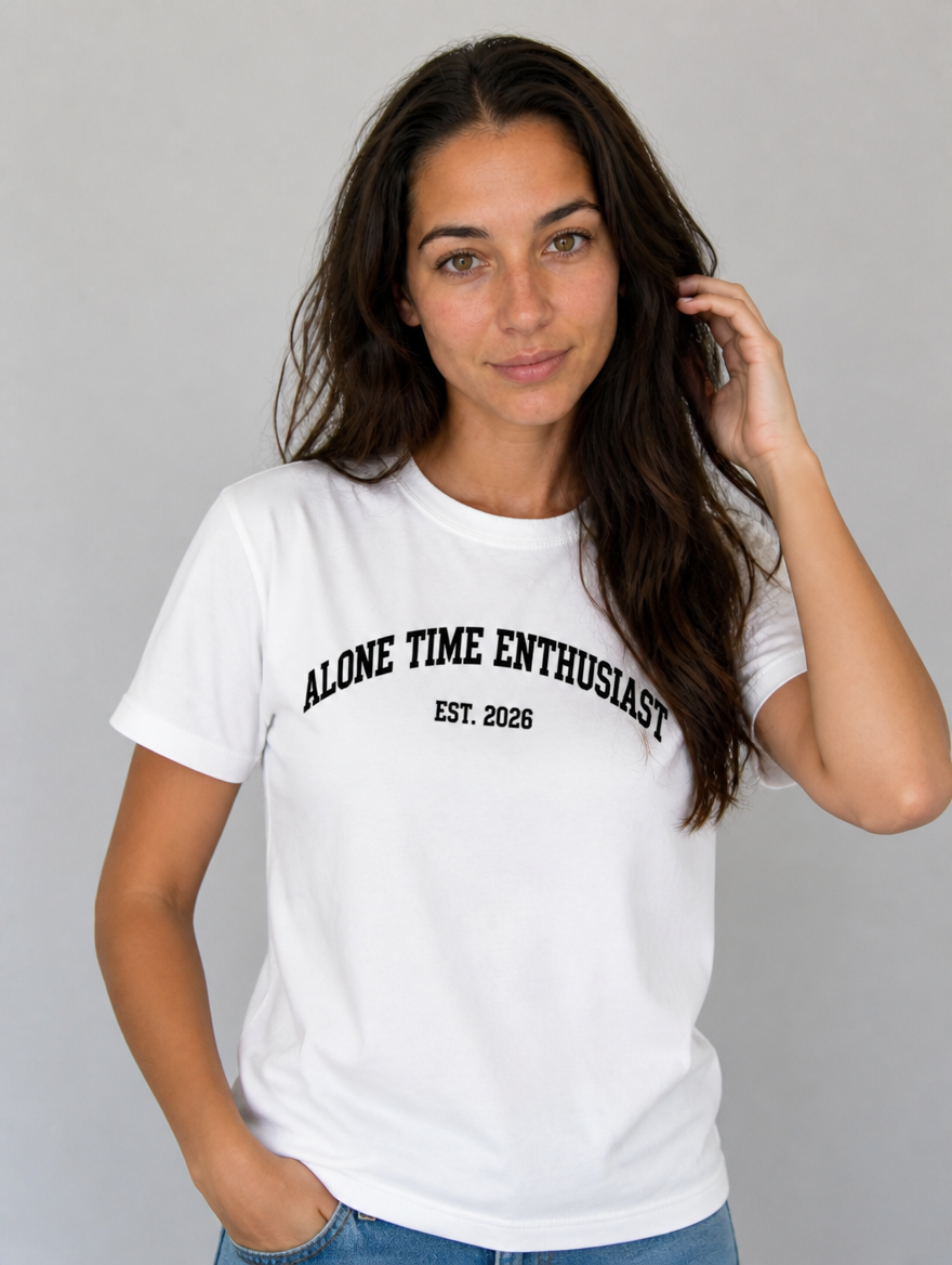 Alone Time Enthusiast - studio shot